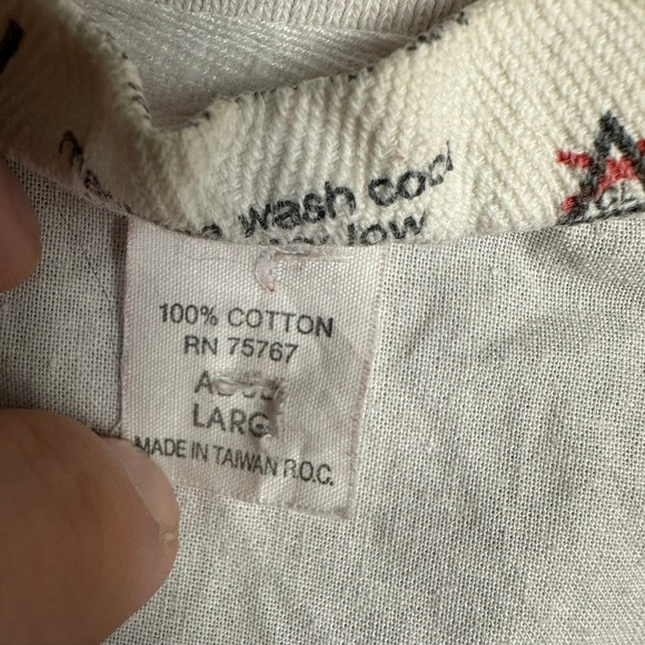 Alabama Crimson Tide Vintage 80s Polo Shirt Bama Big Al Graphic Red White Large - Picture 7 of 9